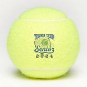 Tennis Team Senior Klasse van 2024 Tennisballen (Voorkant)