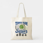 Tennis Team Senior Klasse van 2024 Tote Bag (Achterkant)