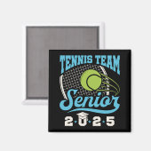 Tennis Team Senior Klasse van 2025 Magneet (Voorkant / Achterkant)