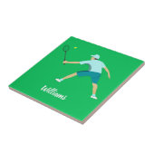 Tennis Tegeltje (Zijkant)