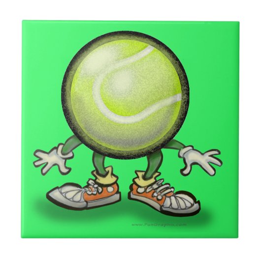 Tennis Tegeltje (Voorkant)