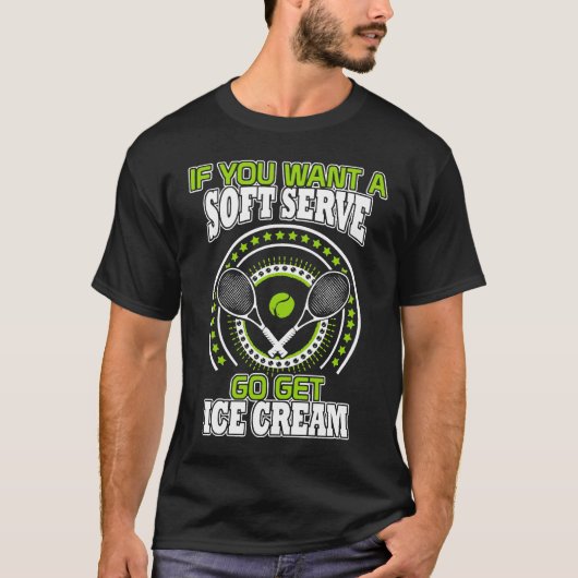 Tennis - Tennis Fanatics Shirt Soft Serve (Voorkant)