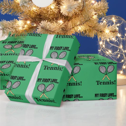 Tennis Tennis Player Cadeaupapier (Feestdagen)