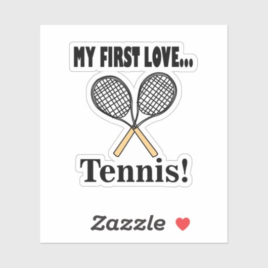 Tennis Tennis Player Sticker (Vel)