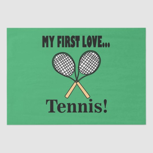 Tennis Tennis Player Tissuepapier (Voorkant)