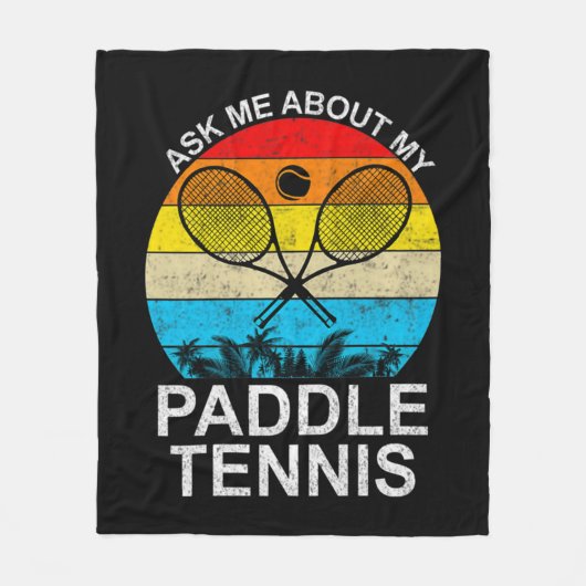 Tennis Tennis Professional Player Tea van Tennis v Fleece Deken (Voorkant)