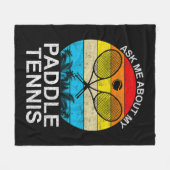 Tennis Tennis Professional Player Tea van Tennis v Fleece Deken (Voorkant (Horizontaal))