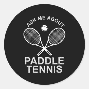 Tennis Tennis Professional Player Tea van Tennis v Ronde Sticker
