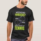 Tennis Tennis Racket Tennis Ball Tennis Court Tenn T-shirt (Voorkant)