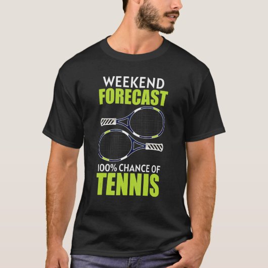 Tennis Tennis Racket Tennis Ball Tennis Court Tenn T-shirt (Voorkant)