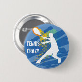 Tennis Tennis Tennis Ronde Button 5,7 Cm (Voorkant /achterkant)