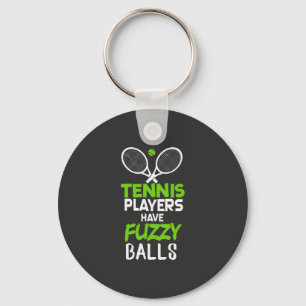 Tennis Tennisspeelster Cadeau Sleutelhanger