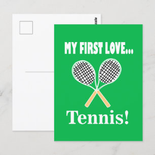 Tennis Tennisspeler Briefkaart