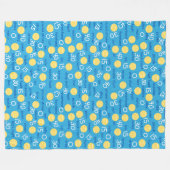 Tennis termen fleece deken (Voorkant (Horizontaal))