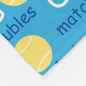 Tennis termen fleece deken (Hoek)
