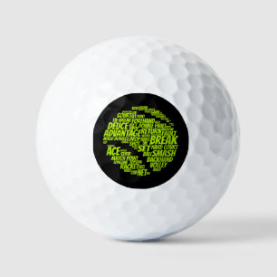 Tennis Termen Tennisspeler Tennisbal Spelend Golfballen