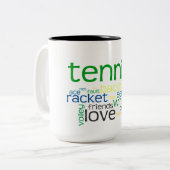 Tennis Terms Mok (Voorkant links)