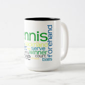 Tennis Terms Mok (Voorkant rechts)