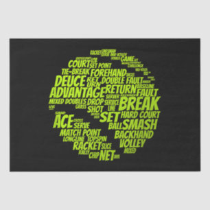 Tennis Terms Tennis Player Tennis Ball afspelen Tissuepapier