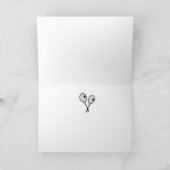 Tennis Thank You Card Bedankkaart (Binnen)