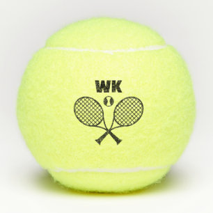 Tennis Thema Custom Monogram Tennisballen