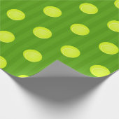 Tennis thema feest cadeaupapier (Hoek)