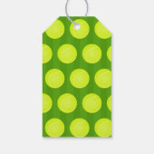 Tennis thema Feest Gast Bedankt Cadeaulabel (Achterkant)