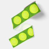 Tennis thema Feest Grosgrain Lint (Achterkant)