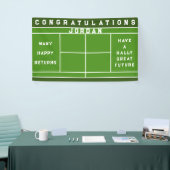 Tennis Thema Feest Spandoek (Beurs)