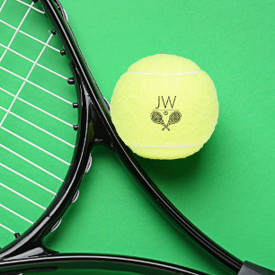 Tennis Thema Modern Monogram Tennisballen