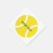 Tennis thema servetten voor thuis of club (Hoek)