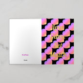 Tennis Thema Valentijn Folie Vakantie Kaart (Buiten Laag)