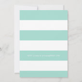 Tennis thema verjaardagsfeestje salie uitnodiging (Achterkant)