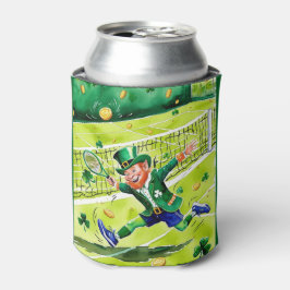 Tennis thema voor St. Patrick's Day Blikjeskoeler
