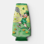 Tennis thema voor St. Patrick's Day Flesjeskoeler (Voorkant)