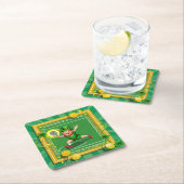 Tennis thema voor St. Patrick's Day Kartonnen Onderzetters (Insitu)