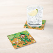 Tennis thema voor St. Patrick's Day Kartonnen Onderzetters (Insitu)