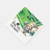 Tennis thema voor St. Patrick's Day Servet (Hoek)