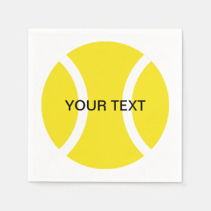 Tennis-themaluiers voor thuis of voor de club servetten