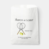 Tennis Theme Bedankzakje (Voorkant)