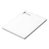 Tennis Theme Sport Monogramnaam Notitieblok (Linkerzijde)