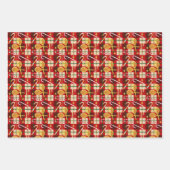 Tennis Thlekte kerstfeestdagen Inpakpapier Vel (Voorkant 3)