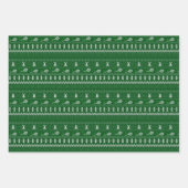 Tennis Thlekte kerstfeestdagen Inpakpapier Vel (Voorkant 2)