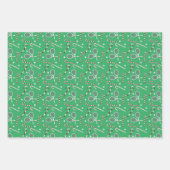 Tennis Thlekte kerstfeestdagen Inpakpapier Vel (Voorkant)