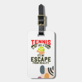 Tennis ThMED Bagagelabel (Voorkant verticaal)