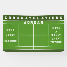 Tennis Thmed Celebration Spandoek