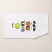 Tennis Thmed Hand Towel Handdoek (Handdoek)