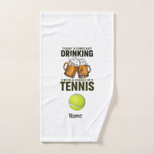 Tennis Thmed Hand Towel Handdoek