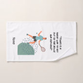 Tennis Threats for coach Hand Towel Handdoek (Handdoek)