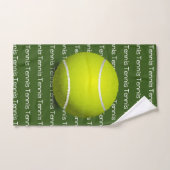 Tennis Tiled Text Design Towel Set Bad Handdoek (Handdoek)